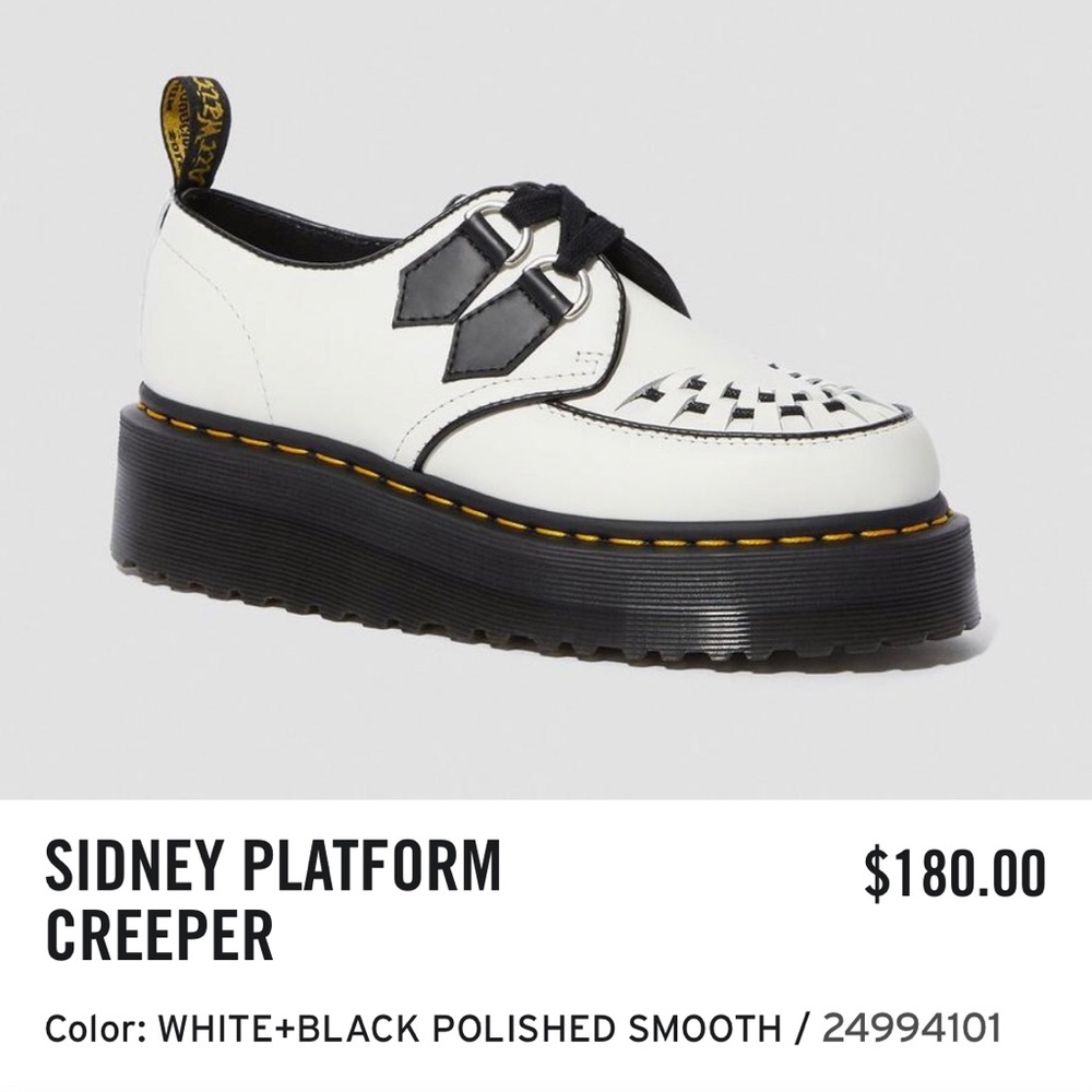 Dr.Martens -  SIDNEY PLATFORM CREEPER -White